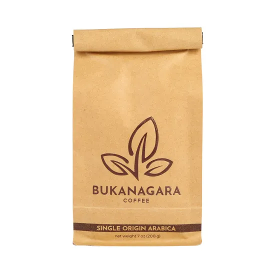 Custom made block bottom coffee bags