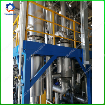 Three effect wastewater evaporation treatment
