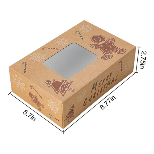 Custom Take Away Bakery Packaging Box With Window