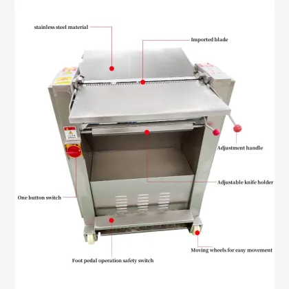 Pig Meat Skinner: Pork Rind Skin Removal Machine