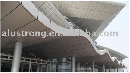 aluminum honeycomb panels,wall cladding,fasade system