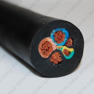 High Quality Copper Conductor 4 Core 5 Core Flexible Rubber Electrical Power Cable Manufacturer Factory