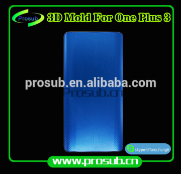 3D sublimation mobile phone case cover plastic injection mould for Prosub- ONE PLUS 3