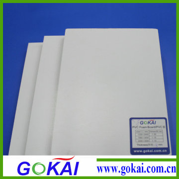 White color sign making board free foam board pvc plate