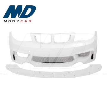 Rieger Style Glass Fiber Front Bumper with Front Lip for 2007-2011 BMW 1 Series E82 E88 E87