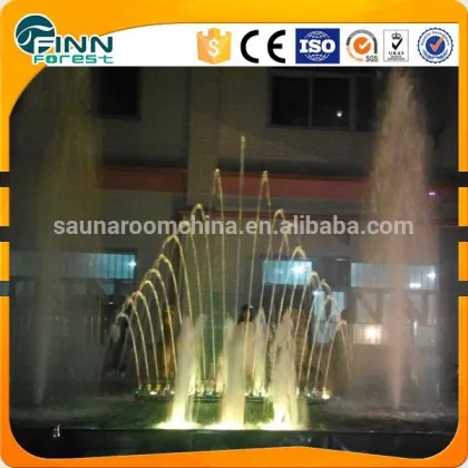 2m x 5m decorativo playa del hotel fuente de agua al aire libre