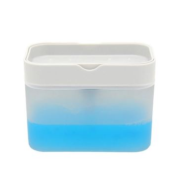 Manual Push Dishwasher with Sponge and Liquid Dispenser