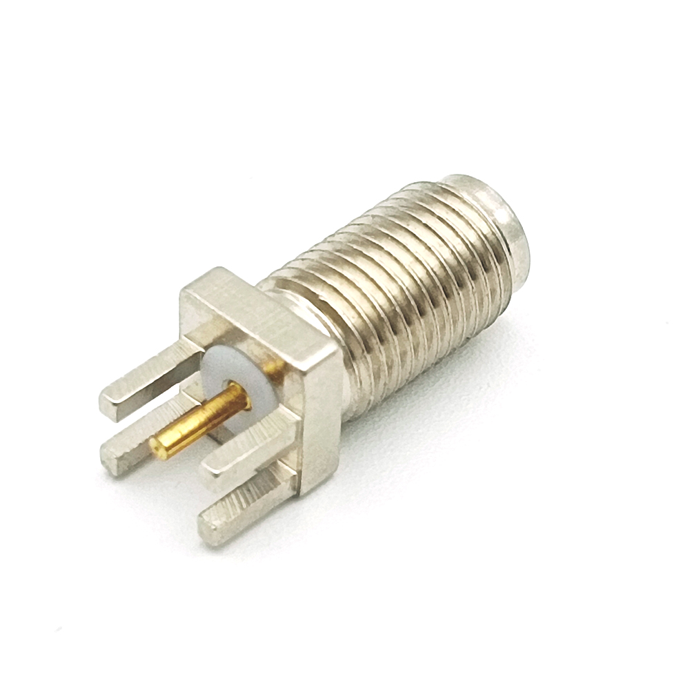 Female SMA Edge PCB Mount Coaxial Connectors