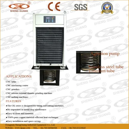 Cutting Liquid Chiller with Panasonic Compressor