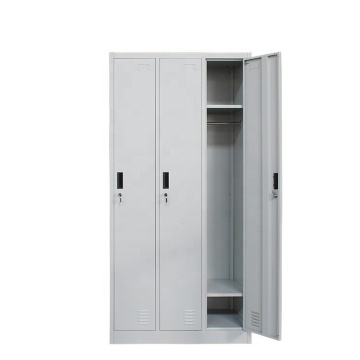 Customized Metal Storage Cabinet - Steel Locker with 3 Double Swing Doors