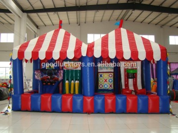inflatable night bar tent / 4 in 1 inflatables games carnival inflatable midway