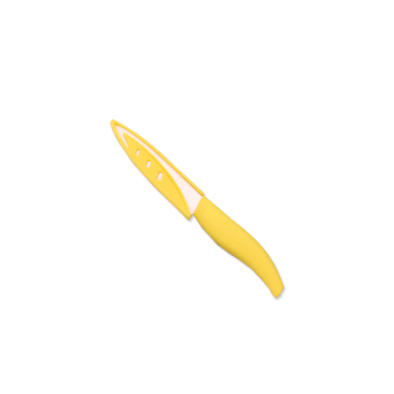 4 Inches Yellow Handle Ceramic Utility Knife