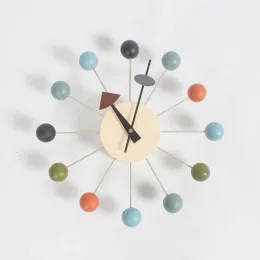 George Nelson Ball Clocks by Vitra in coloful