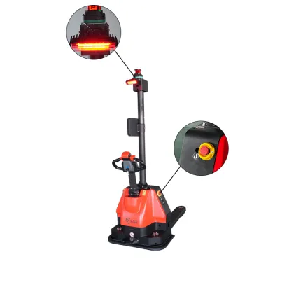 Point-to-point floor handling robot forklift