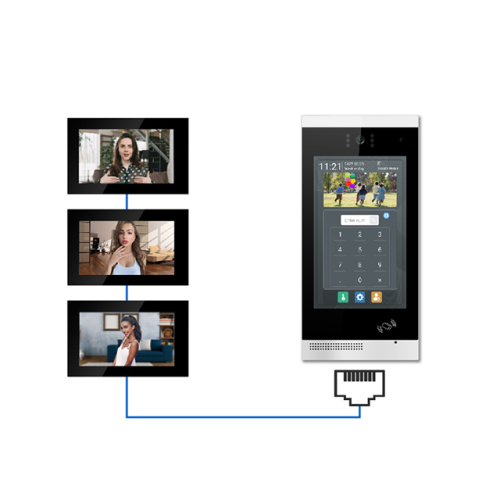 Android Digital Video Door Phone Apartment Video Intercom