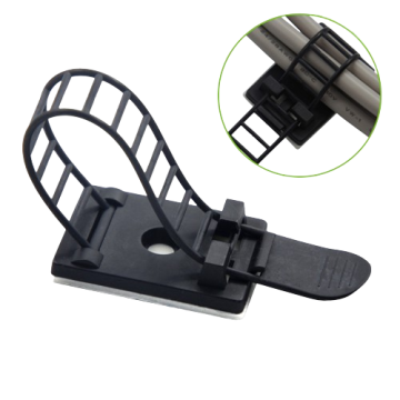 Fast Delivery Adjustable Wire Clamp Cable Mount - Self Adhesive Cable Tie