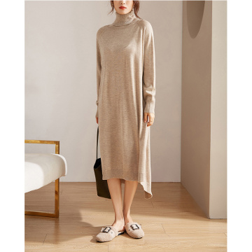 Robe de pull d&#39;hiver surdimensionné pour femmes