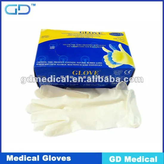 2012 Cheap latex examination gloves malaysia