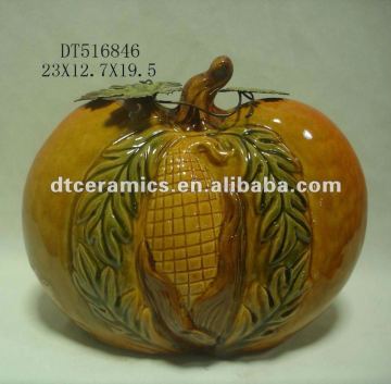 Ceramic Halloween Pumpkin