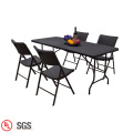 Outdoor Garden Rattan Plastic Study Folding Table