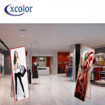 Indoor LED Frame Digital Poster for Standing Advertisement