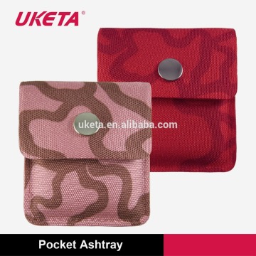 Pocket Ashtray Portable Ashtray Soft Ashtray Mobile Ashtray Personal Ashtray Mini Ashtray Flax Fashion Ashtray