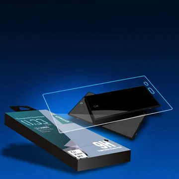 Anti-fingerprint 0.33mm 2.5D curved edge tempered glass screen for Xiaomi Mi3