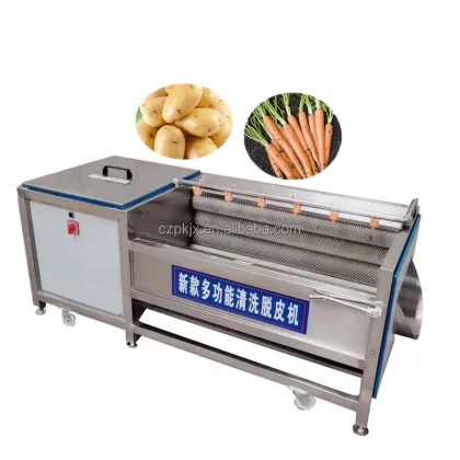 Hot Sale Brush Washer: Oyster Cleaning Machine for Sea Snail and Scallop Shellfish
