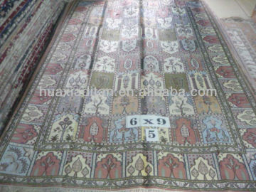 fourseason design low prices, factory prices colorful handmade silk carpet