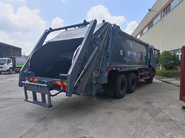 Dongfeng 20m3 6*4 شاحنة ضاغط القمامة ضاغط