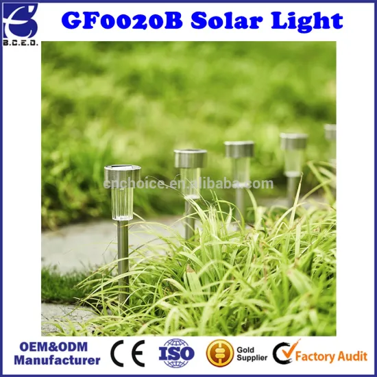 Solar Glow Stainless Steel LED Solar Garden Lights, 15 Lumens, Bright White, Waterproof (6 Pack)