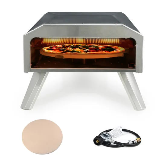 12In Automatic Rotating Home Use Mini Pizza Built-in Ovens Commercial Toaster Gas Pizza Maker Four a Pizza Gaz