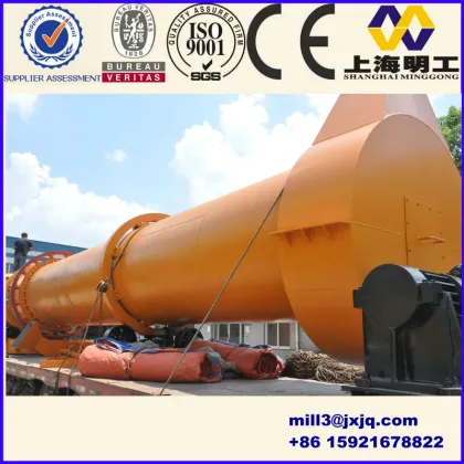 Gypsum sand-rotary dryer with vibration sensor for SKF bearing