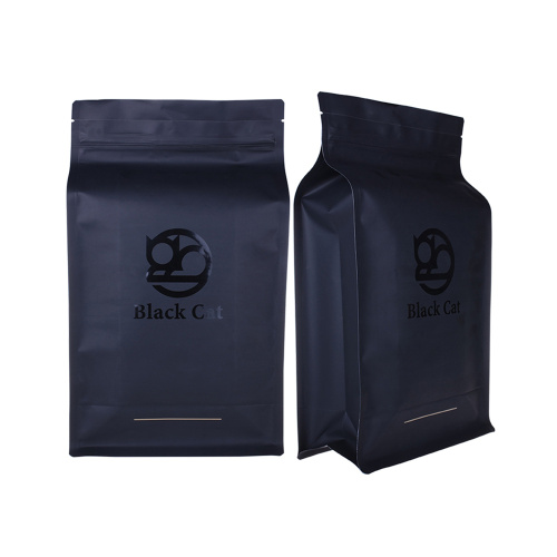 125g 250g 500g 1kg Kaffeebohnensäcke aus Aluminiumfolie mit flachem Boden und Ventil