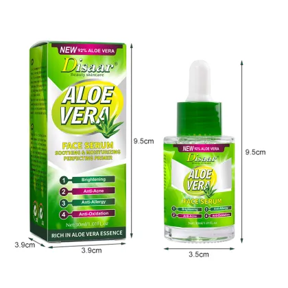 Disaar Beauty Skincare 92% Aloe Vera Face Serum - Moisturizing, Whitening, Anti-Wrinkle