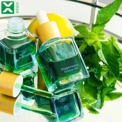 Peppermint Green Oil - Moisturizing and Calming Face Essential Oil for Skin Care