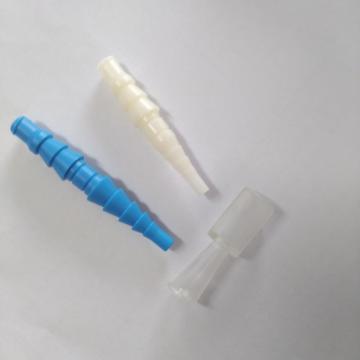 Medical grade wound drainage with luer lock connector