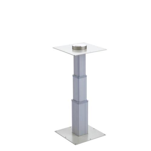 95 cm metalowy stół z tabletopem wzorów