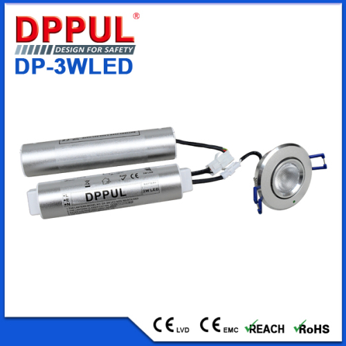 3W 3.6V 3Ah Maintained And Non-Maintained Free Swap SMD LED Emergency Downlight