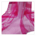 Glitter Applique Lace Mesh Fabric White Tulle Fabric για Widding Dress Mesh Fabric Custom Print