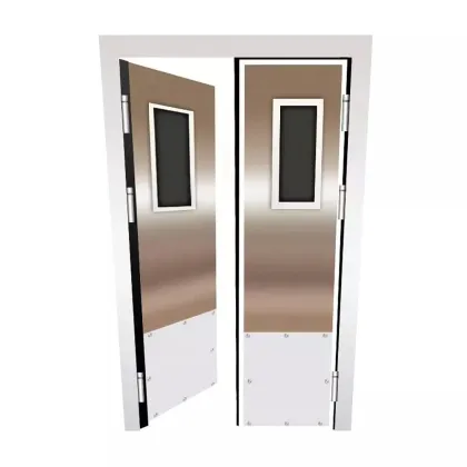 Automated Barrier-Free Traffic Doors for Safety in Commercial Kitchens