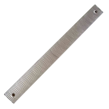 Double Hole Aluminum File - 8, 10, 12, 14, 16 Inch Bastard/Smooth Cut Curved Tooth Industrial Hardware Tool