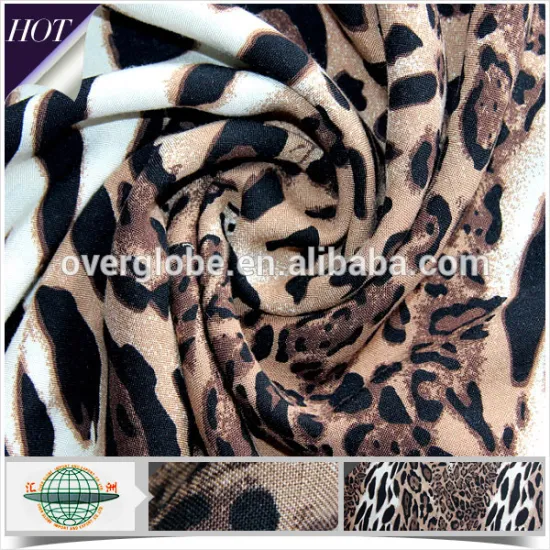 Rayon Poplin printed fabric for lady cloth