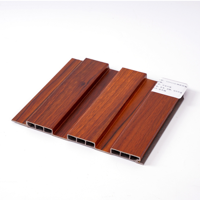 แผงผนัง WPC พื้นผิวไม้ Bespoke ออกแบบ ODM