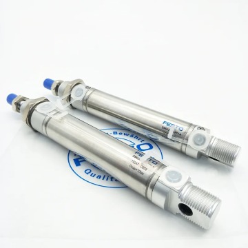 Title: "Festo DSNU Series Pneumatic Actuators: DSNU-10-10-P-A, DSNU-12-50-P-A, DSNU-20-10-P-A Technical Specifications and Information