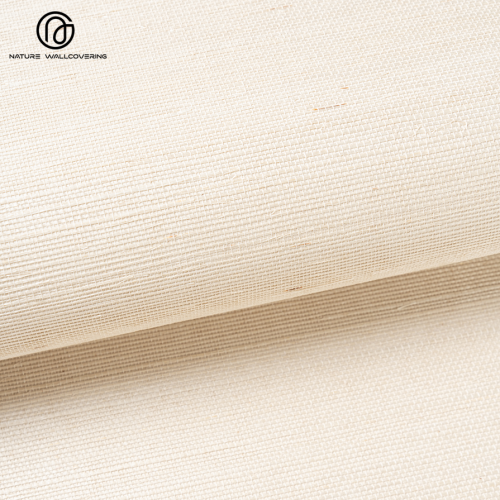 Revêtement mural en sisal SS808 ton riz chaud, détail artisanal