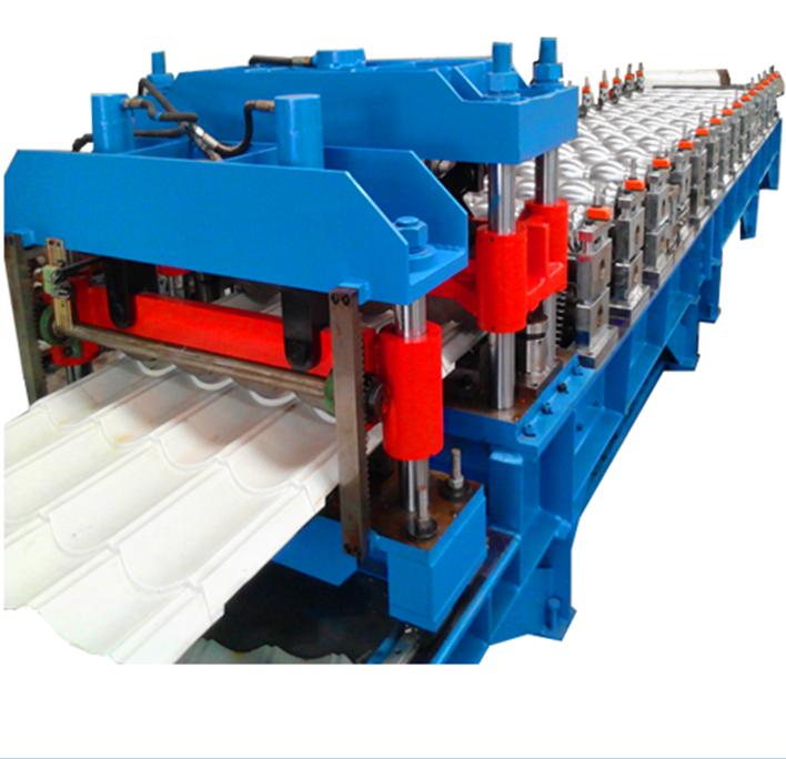 step tile machinery steel roofing tile roll forming machine