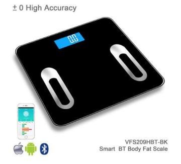 Android Ios Bluetooth Electronic Smart Body Fat Digital Weighing Scale