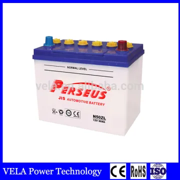 Factory Supply N50ZL Dry Charged Lead Acid Automotive Battery For Car Starting