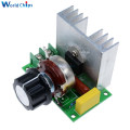 AC 220V 4000W Motor Speed Controller SCR Thyristor Brushless Switch Controller Module Power Voltage Regulator